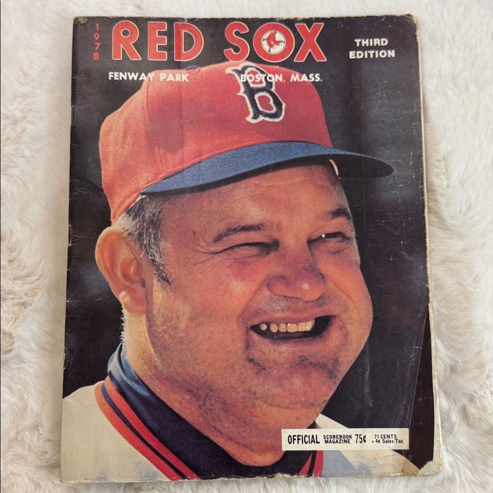 Vintage 1978 YANKEES vs RED SOX 1 GAME PLAYOFF PROGRAM DENT HR. ORIGINAL